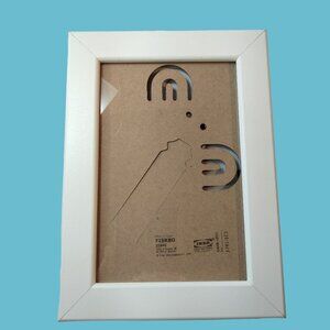 Ikea White Wood Frame 4 x 6 Photo Modern Classic Minimalist Wall Hanging